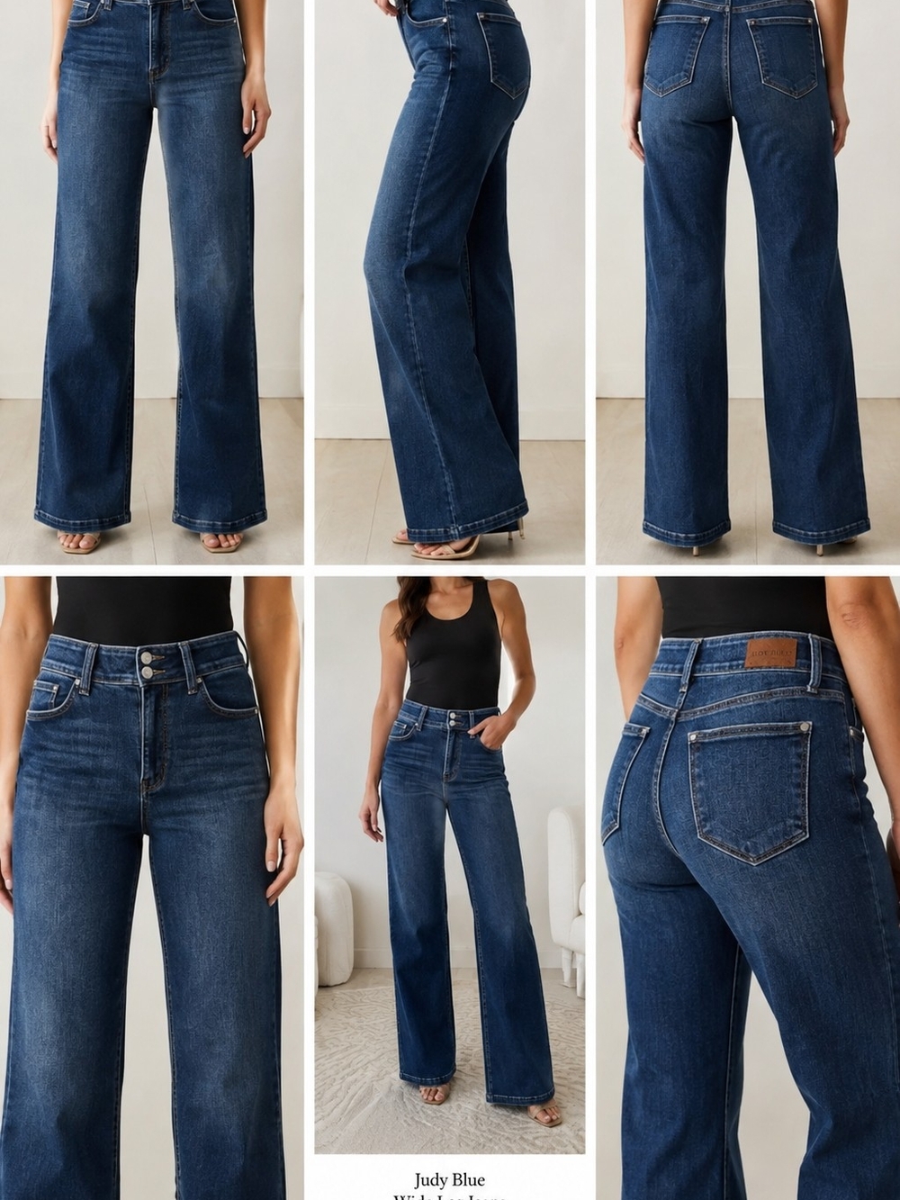 Judy Blue High-Rise Wide Leg Jeans